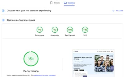 Kako smo za Upstrive.de postigli vrhunske ocene na Google Page Insights